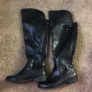 Merona neika over the knee black boots